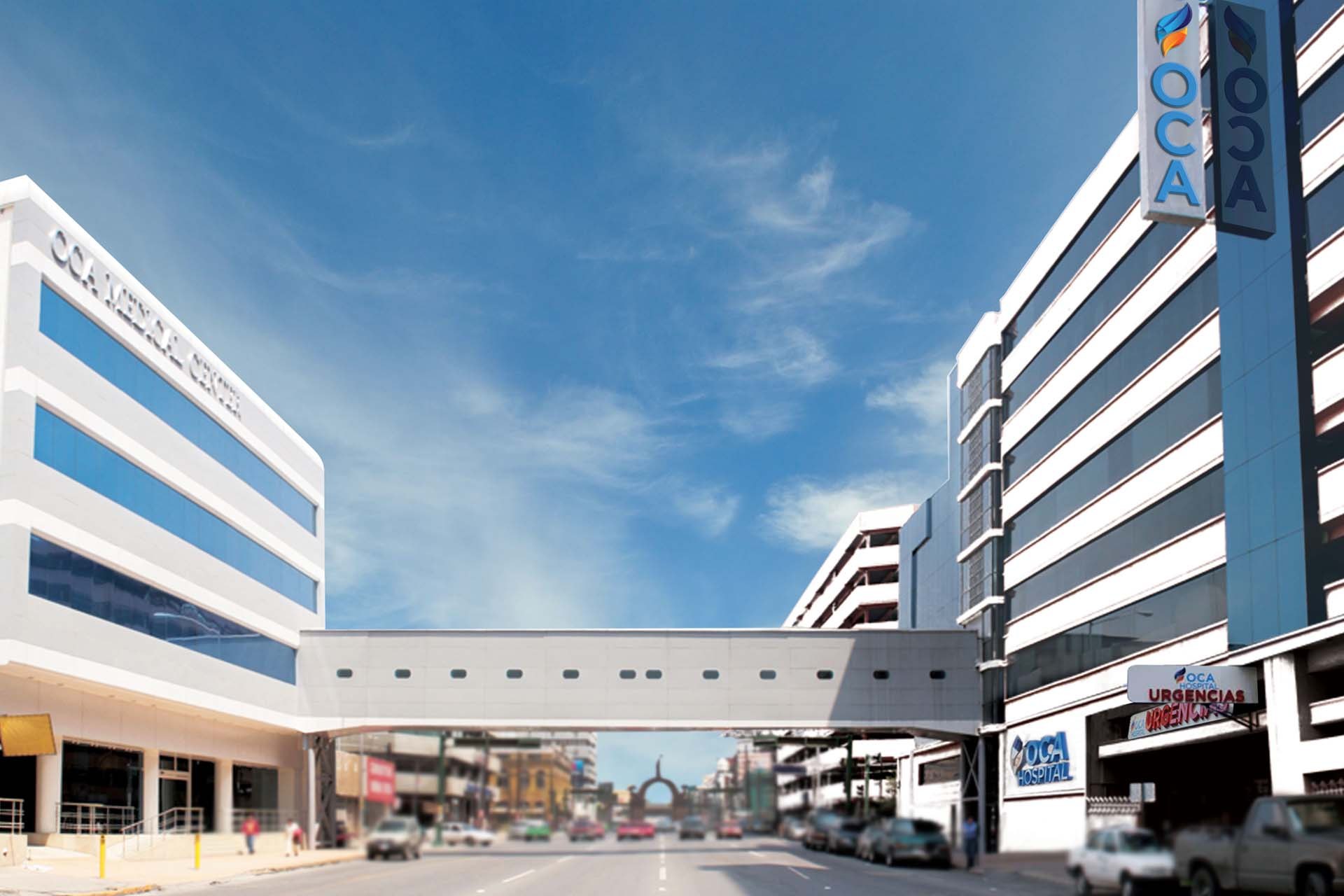 Exterior del Hospital OCA AUNA en Monterrey